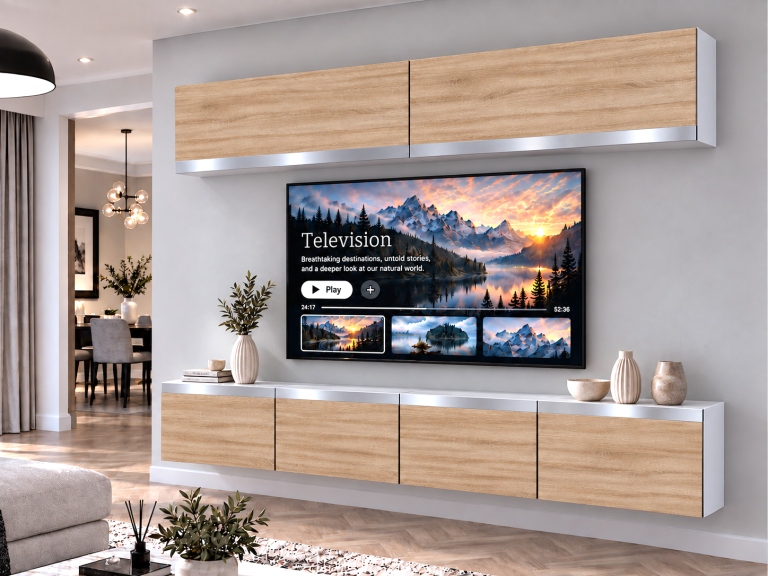 Parete attrezzata Prestige 200 cm TV/RTV rovere rovere wotan rovere sonoma Produttore IMP P Brando 6/5/W/DS/0/0/SL