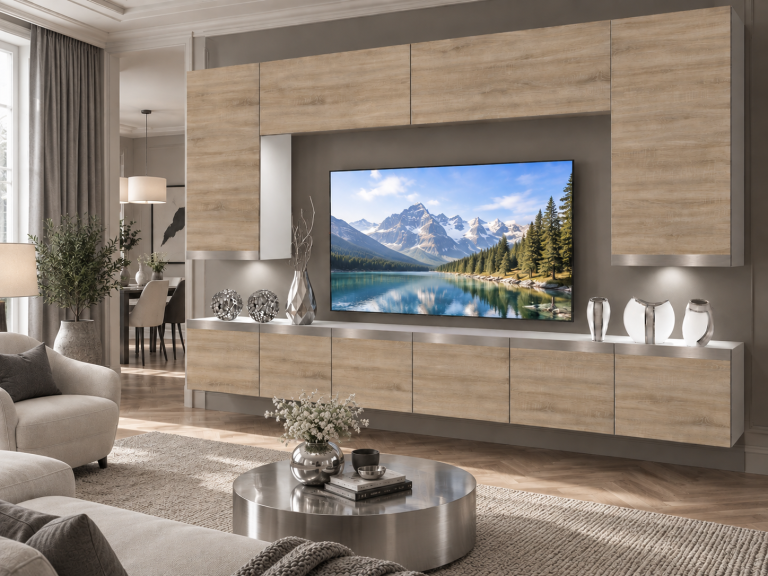 Parete attrezzata Prestige 300 cm TV/RTV rovere wotan rovere sonoma Produttore IMP P Monroe 2/5/W/DS/0/0/SL