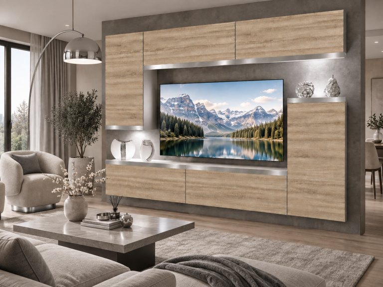 Parete attrezzata Prestige 250 cm TV/RTV rovere rovere wotan rovere sonoma Produttore IMP P Woody 8/5/W/DS/0/0/SL