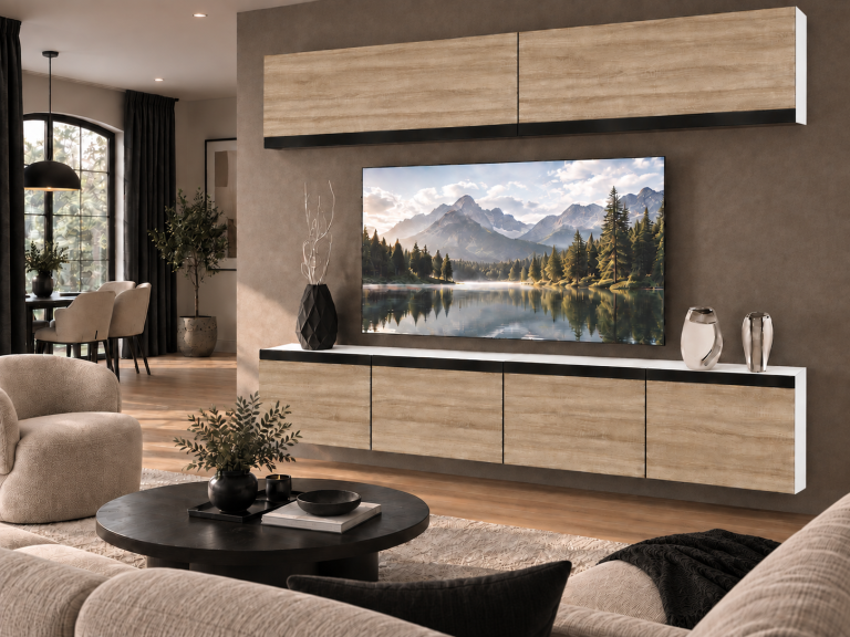 Parete attrezzata Prestige 200 cm TV/RTV rovere rovere wotan rovere sonoma Produttore IMP P Brando 6/5/W/DS/0/0/CM