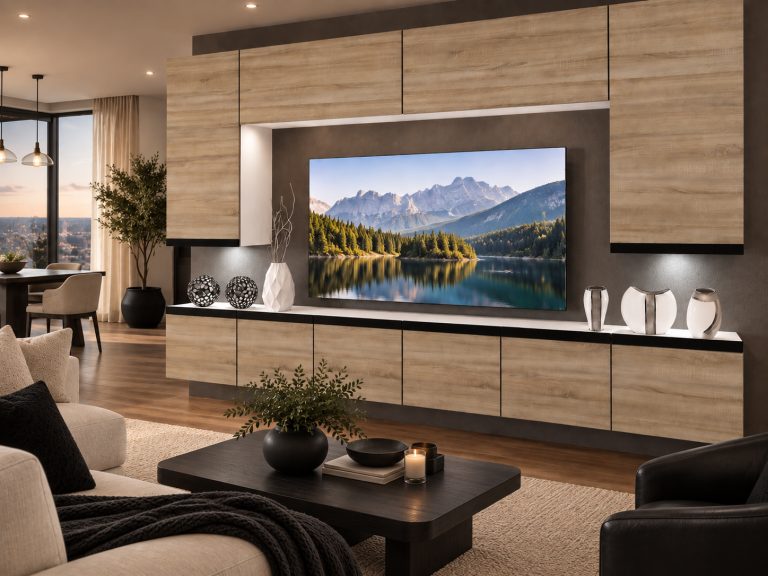 Parete attrezzata Prestige 300 cm TV/RTV rovere rovere wotan rovere sonoma Produttore IMP P Monroe 2/5/W/DS/0/0/CM