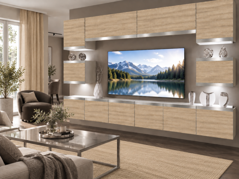 Parete attrezzata Prestige 300 cm TV/RTV rovere rovere wotan rovere sonoma Produttore IMP P Tarantino 3/5/W/DS/0/0/SL