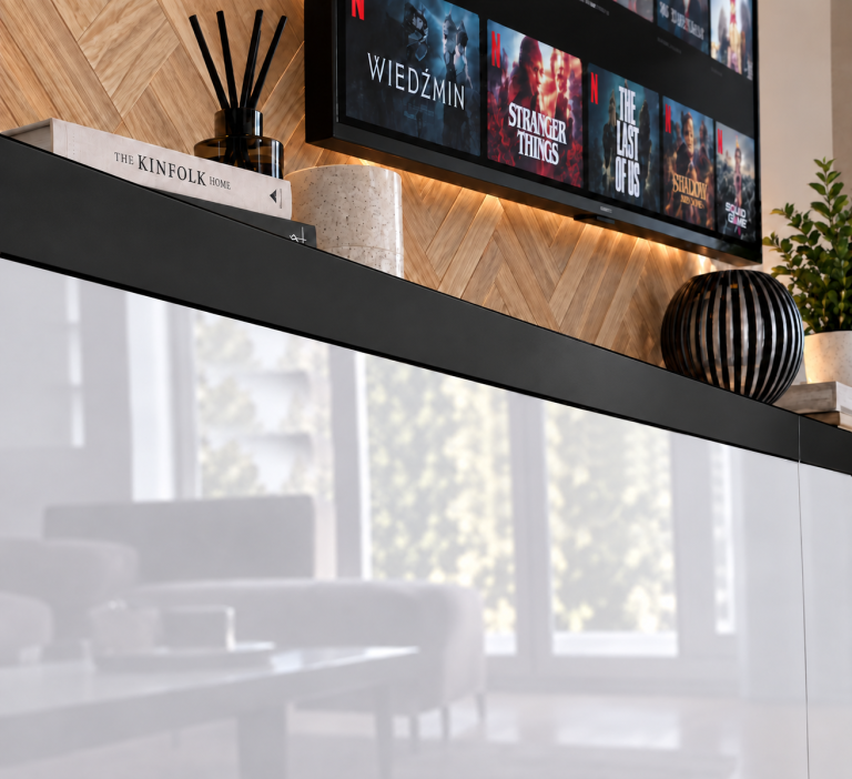 Parete attrezzata Prestige 250 cm TV/RTV rovere rovere wotan rovere sonoma Produttore IMP P Woody 8/5/W/DS/0/0/CM