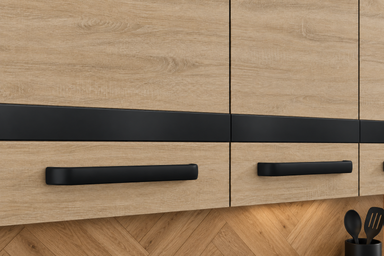 Meble kuchenne Prestige 240 cm dąb sonoma bez blatu Producent TOR P Salvador/0/WT/DS/BB/A1/CM