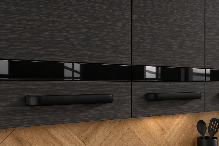 Mobili da cucina Prestige 420 cm ebano reale con piano di lavoro Produttore TOR P Diego/0/WT/HK/0/A1/CP