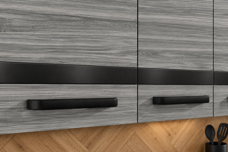 Meble kuchenne Prestige 240 cm glamour wood z blatem Producent TOR P Salvador/0/WT/GW1/0/A1/CM