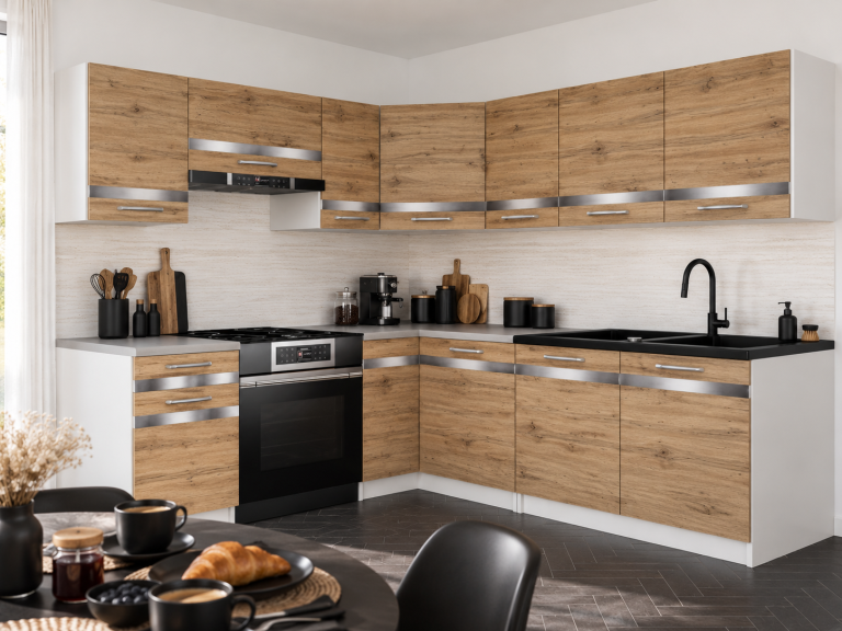 Mobili da cucina Prestige 360 cm quercia wotan senza piano di lavoro Produttore TOR P Pablo/0/WT/DW/BB/C1/SL